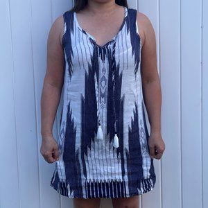 Blue and White Summer Dress (6)